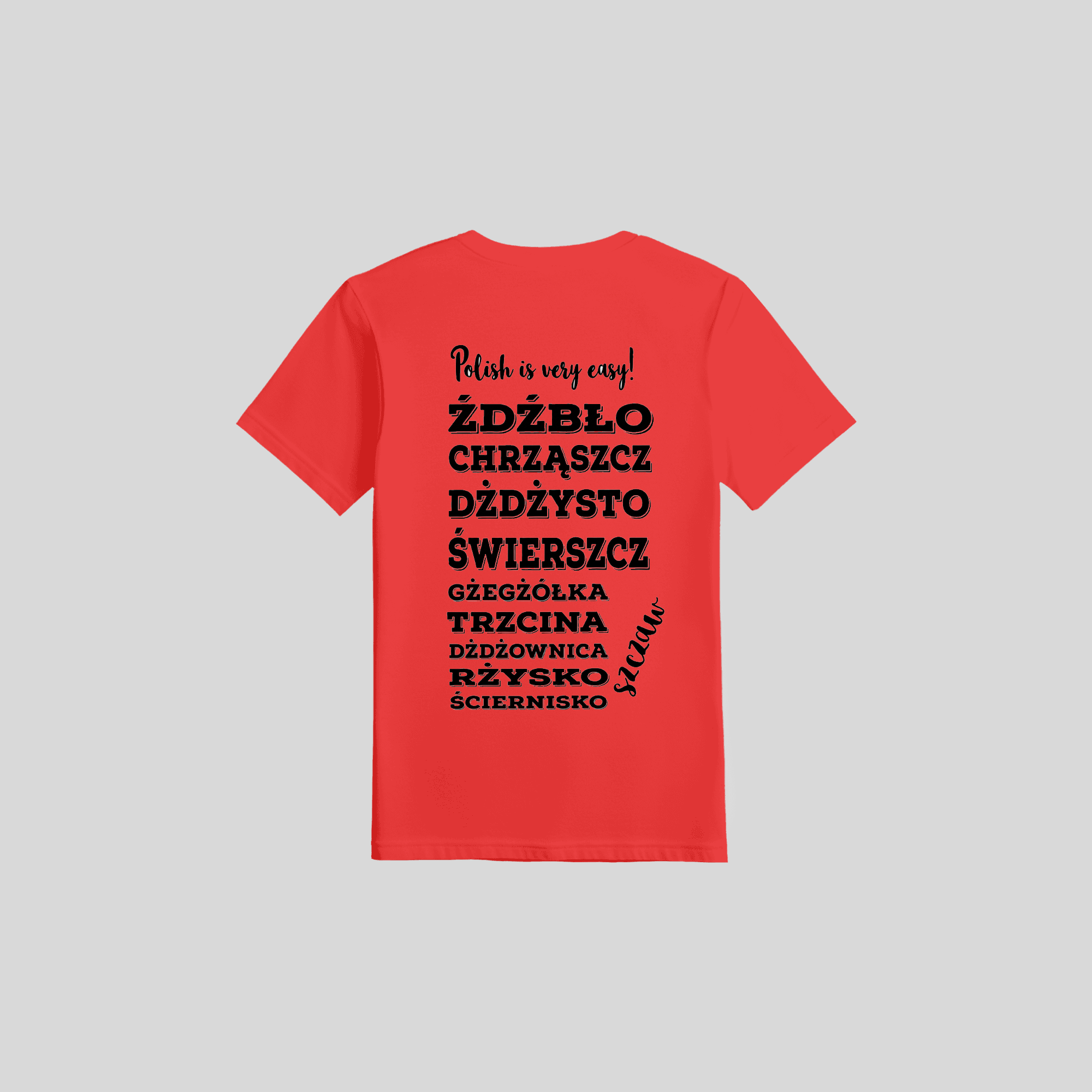 Short Sleeve T-Shirt for a Polish Language Master