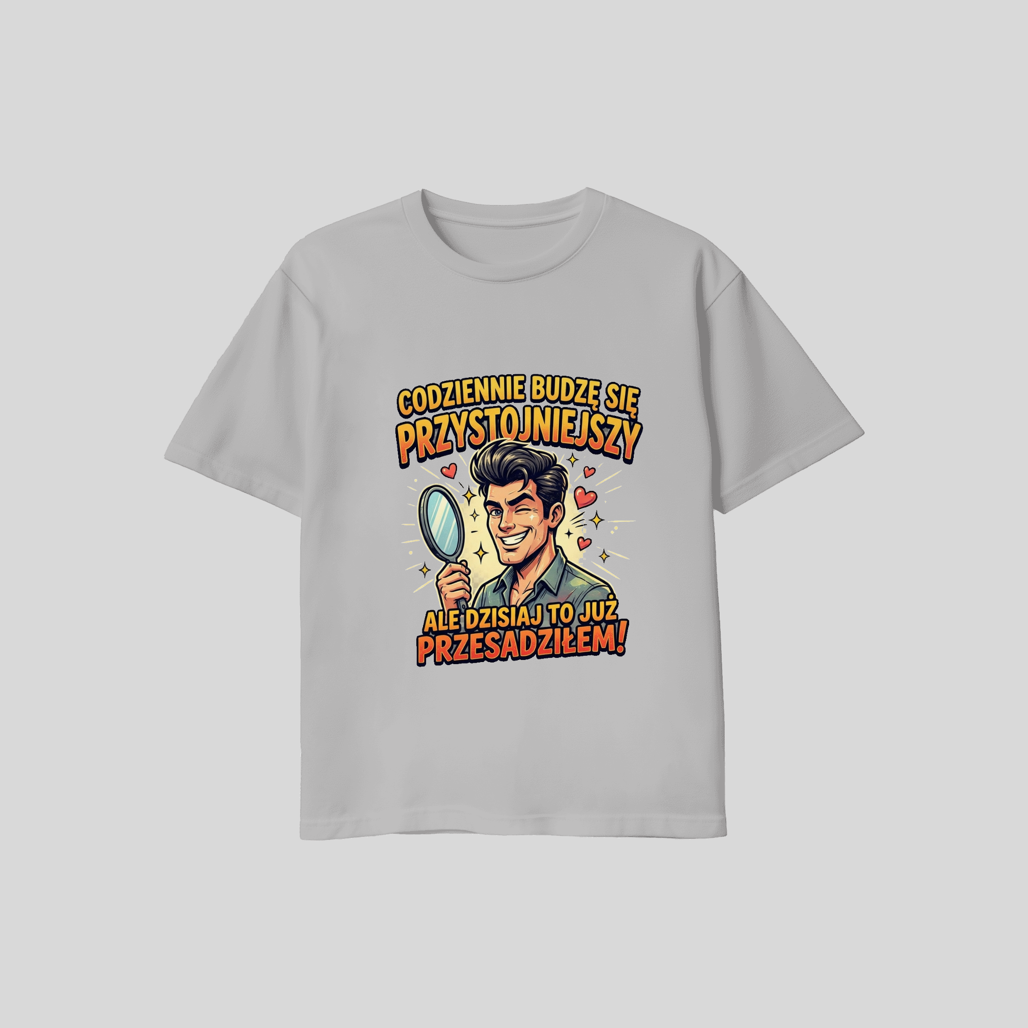 Short sleeve T-shirt for a confident man