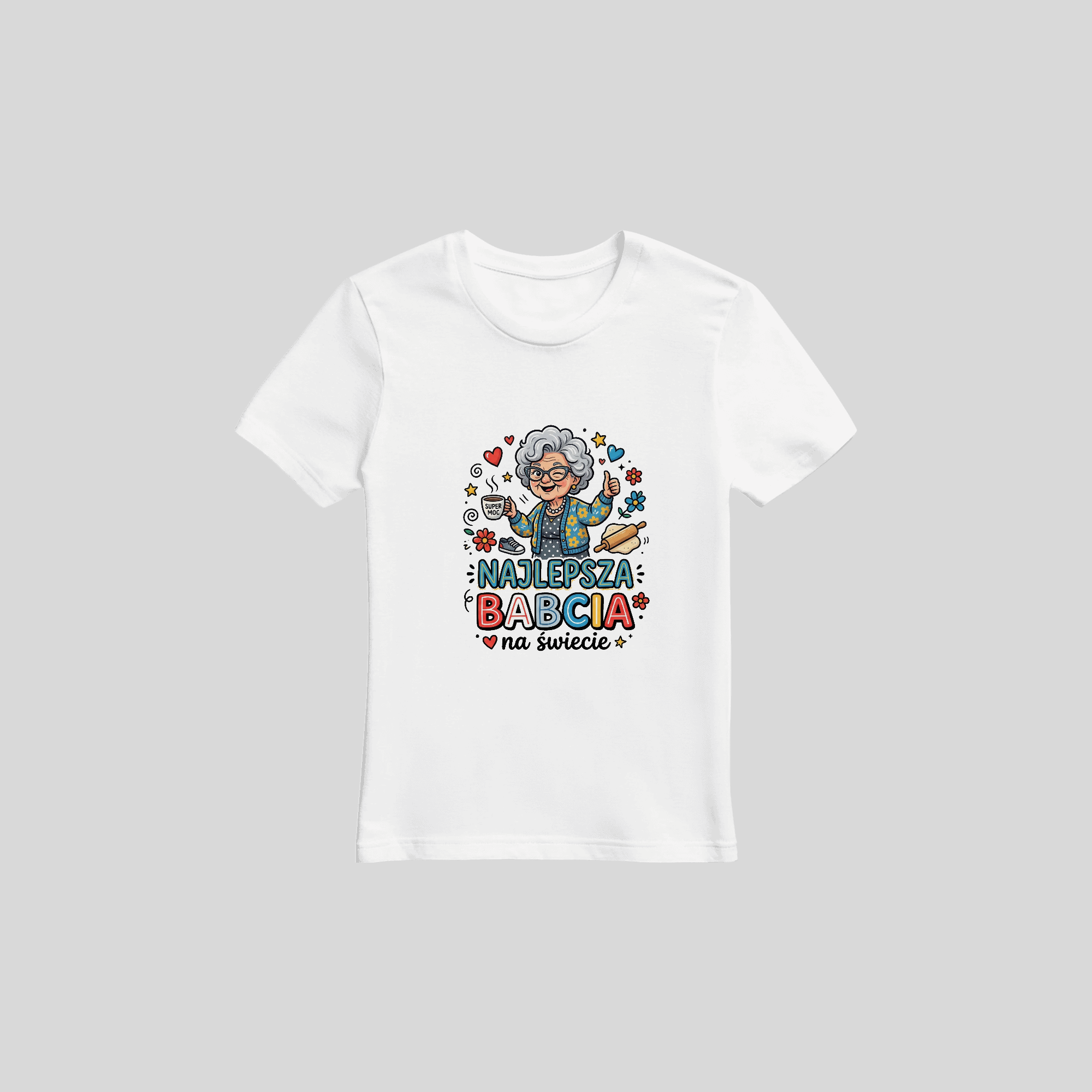 Short sleeve T-Shirt for Polish Grandma