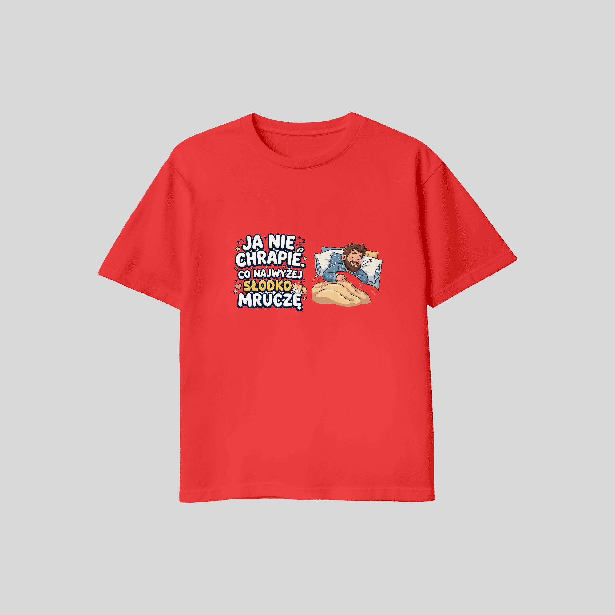 Short sleeve shirt - Ja nie chrapie...