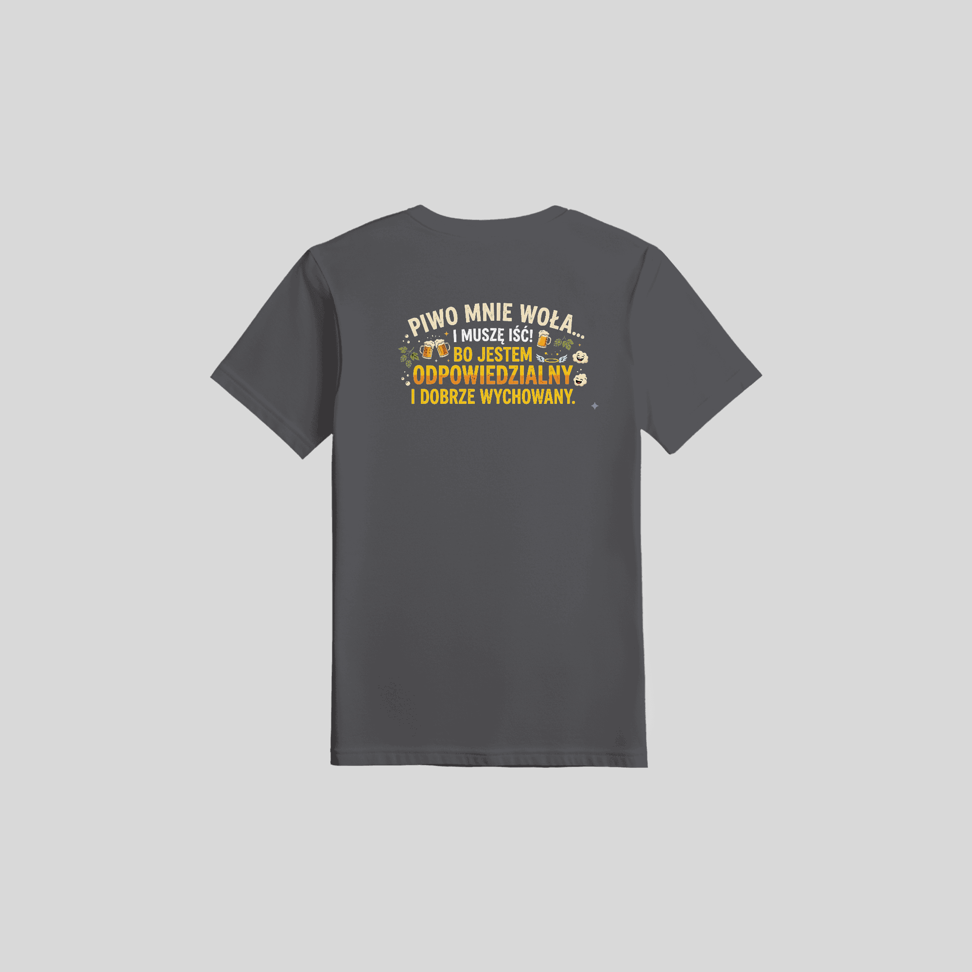 Short sleeve shirt for beer enthusiast