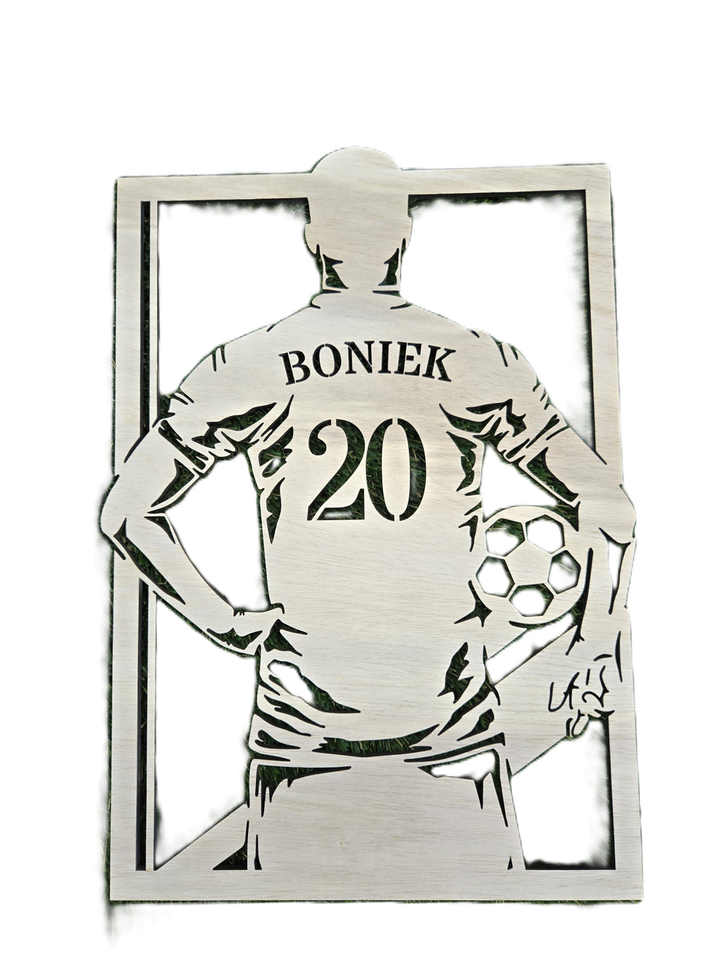 Custom signs celebrating Polish Soccer