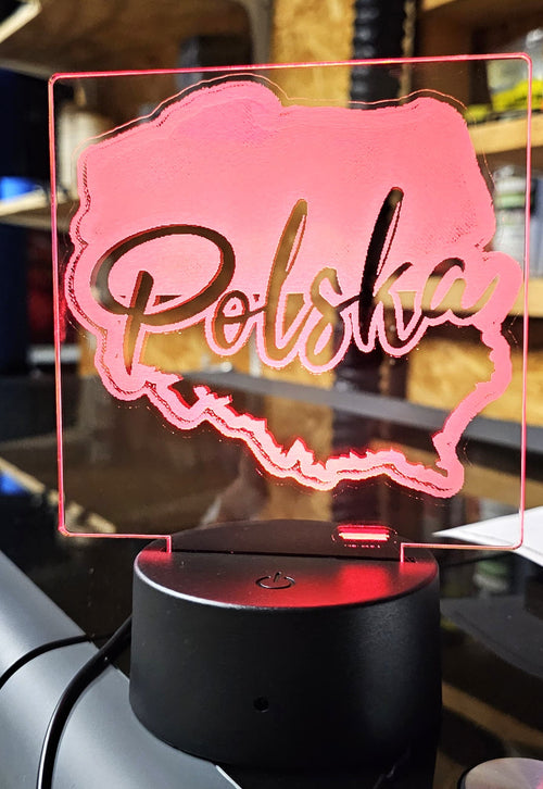 LED Acrylic Light- Polska