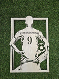 Custom signs celebrating Polish Soccer