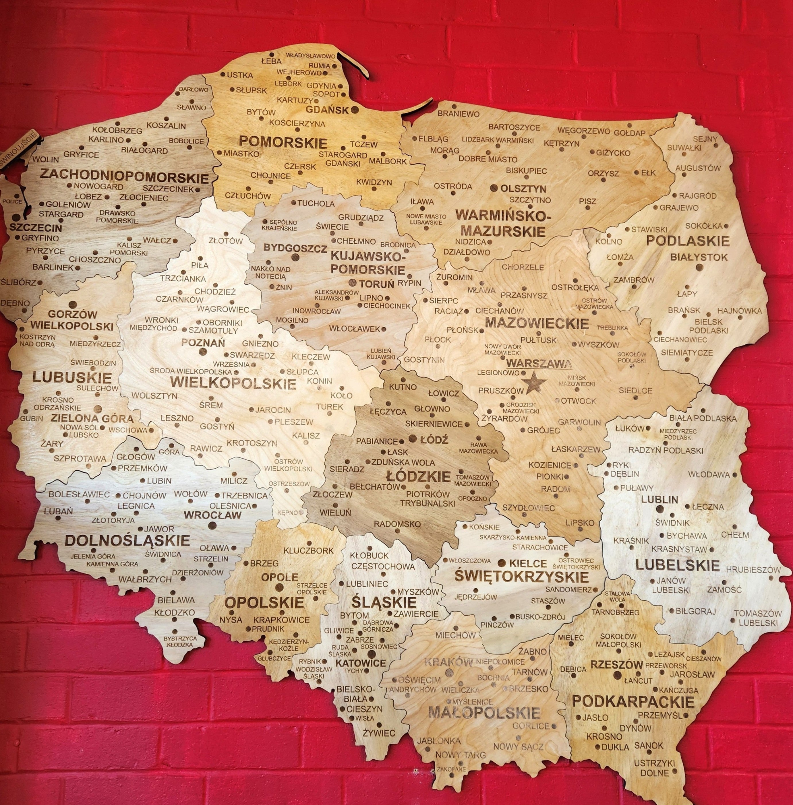 Map of Poland