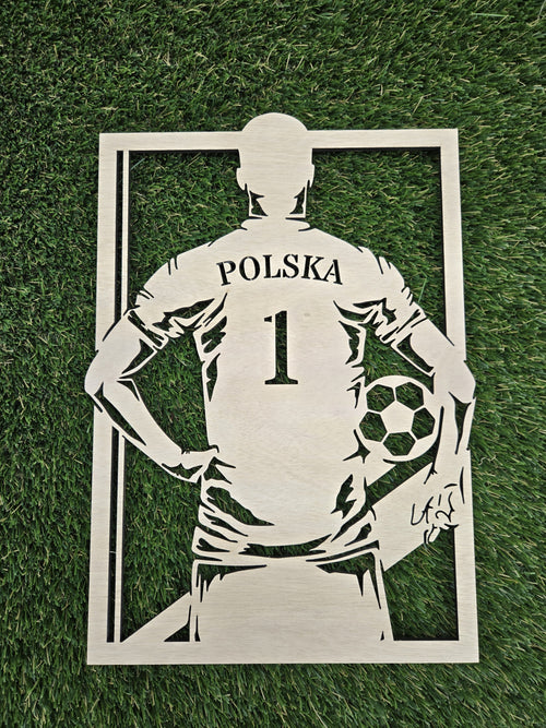 Custom signs celebrating Polish Soccer