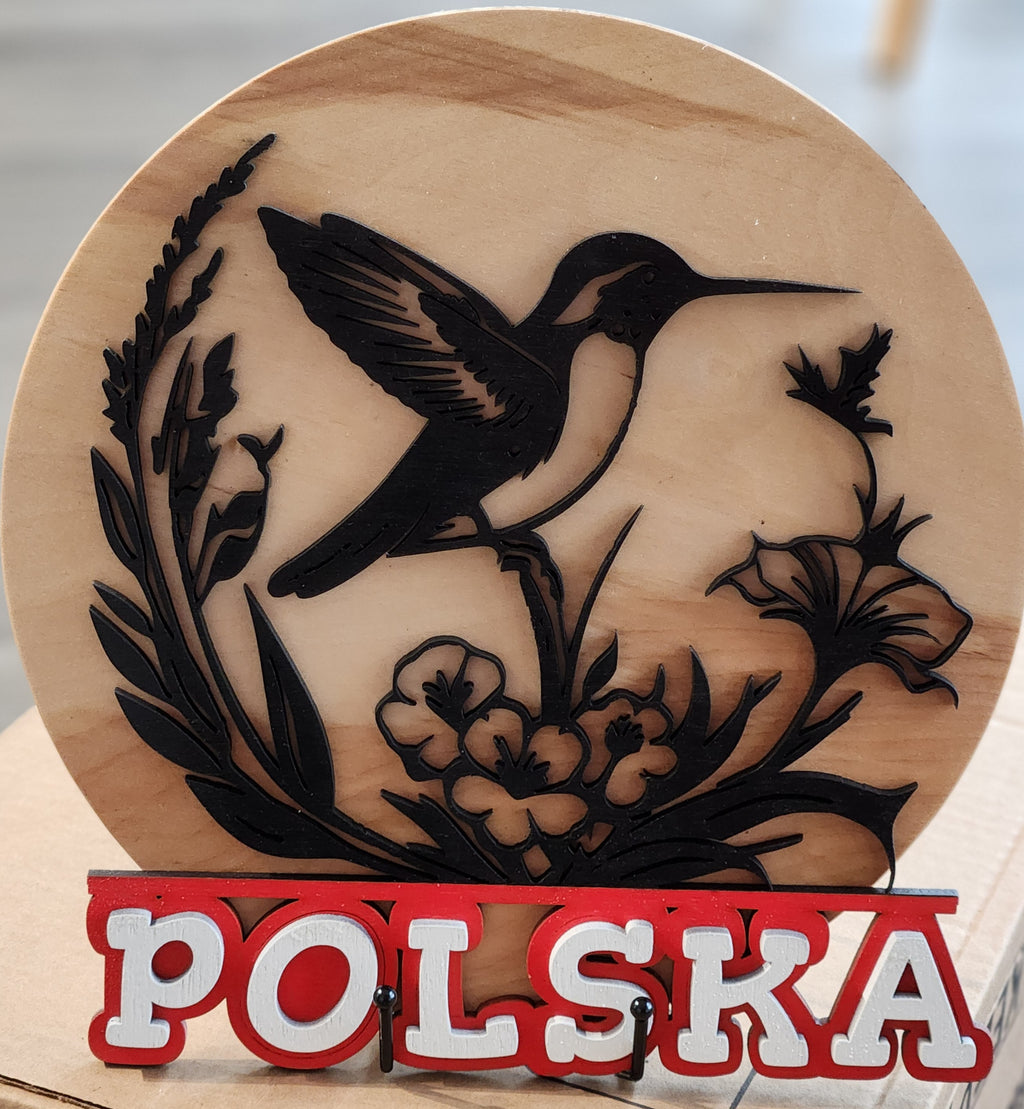 Custom made "POLSKA" sign decor