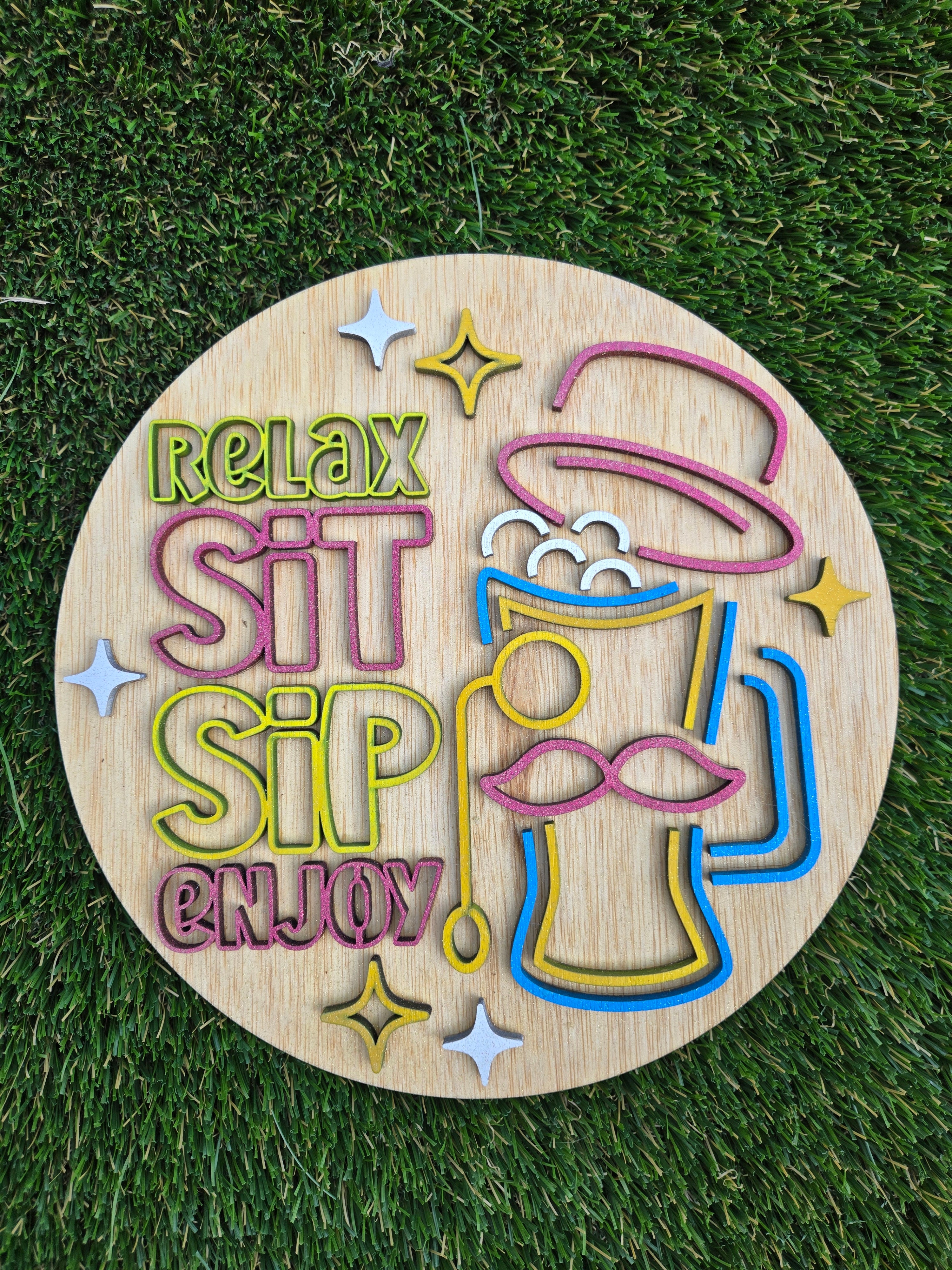 Outdoor patio and Grill Signs