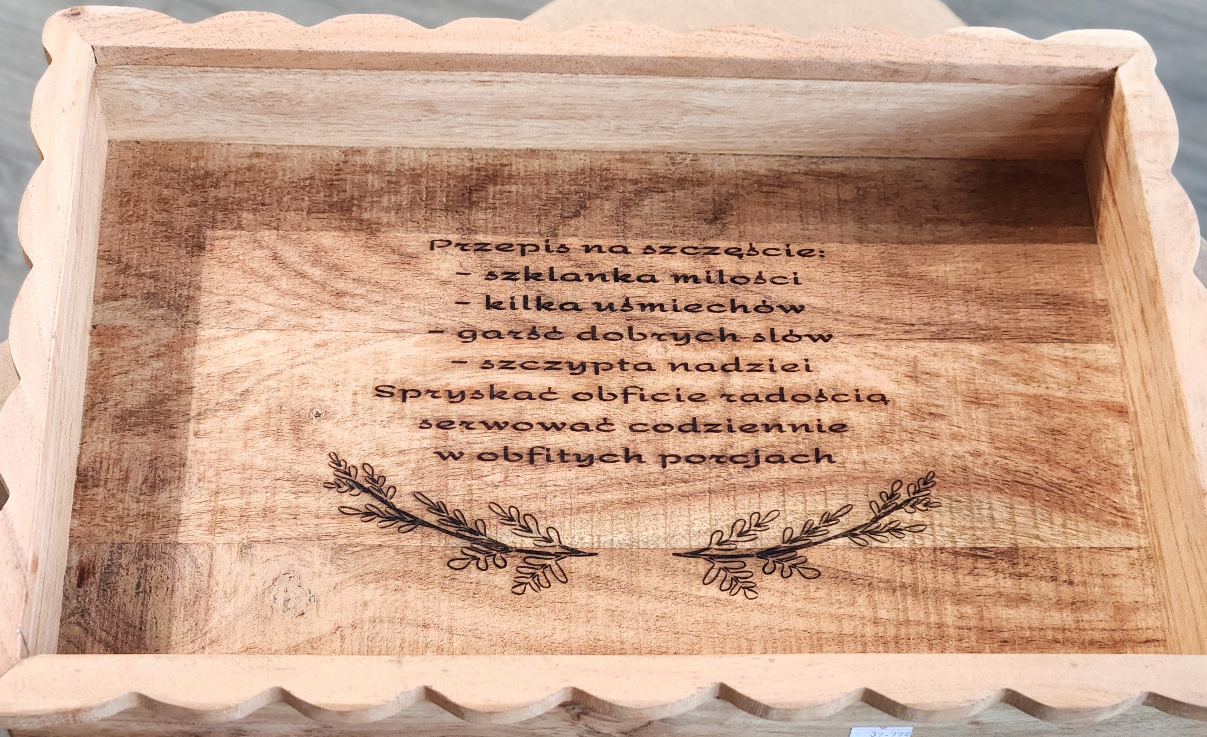 Wooden Tray for Polish Kitchen