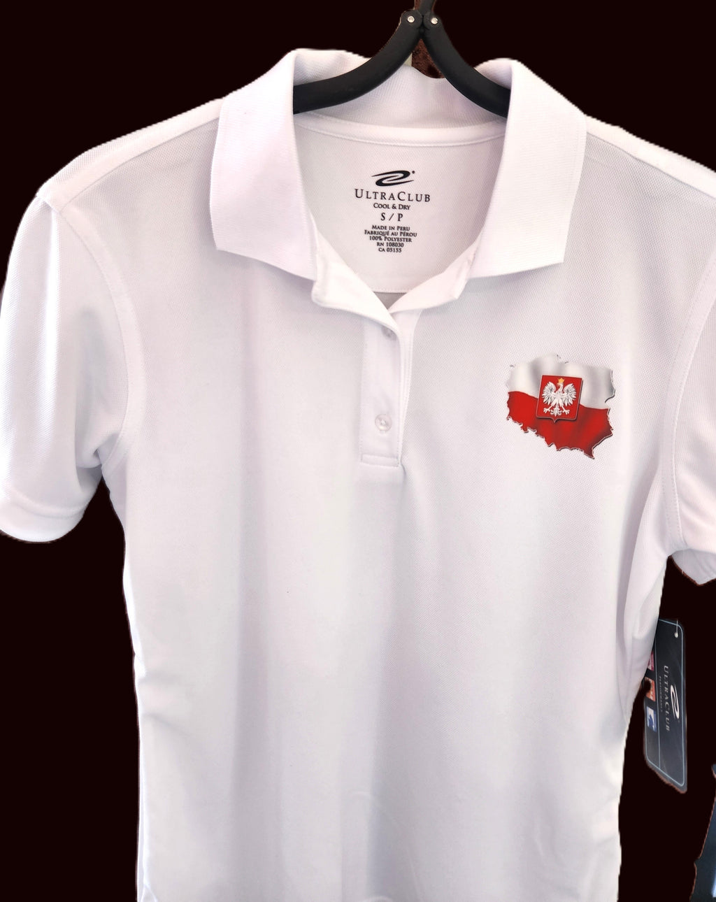 Polo shirt with Polish emblem