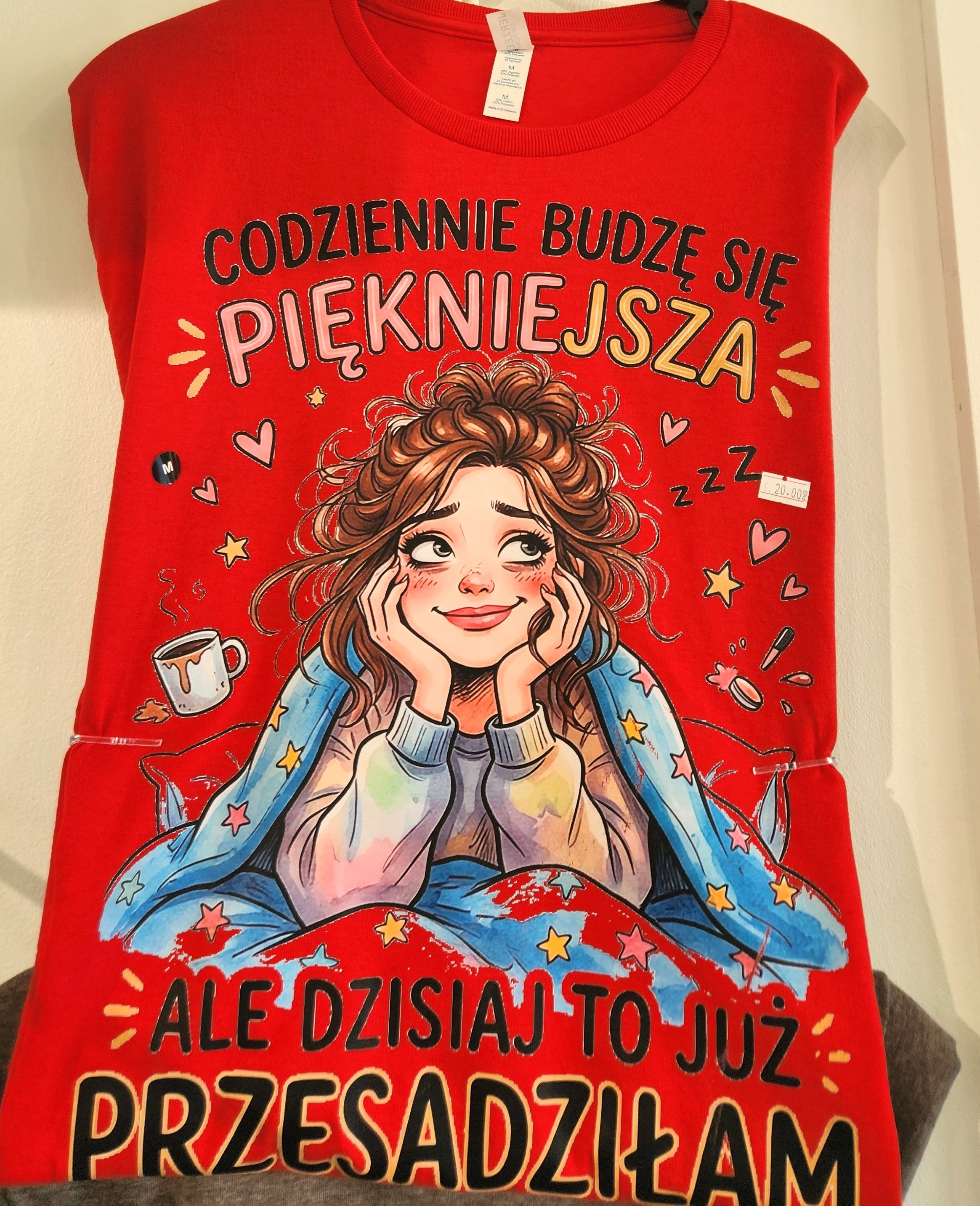 T-shirt - Codziennie budze sie piekniejsza